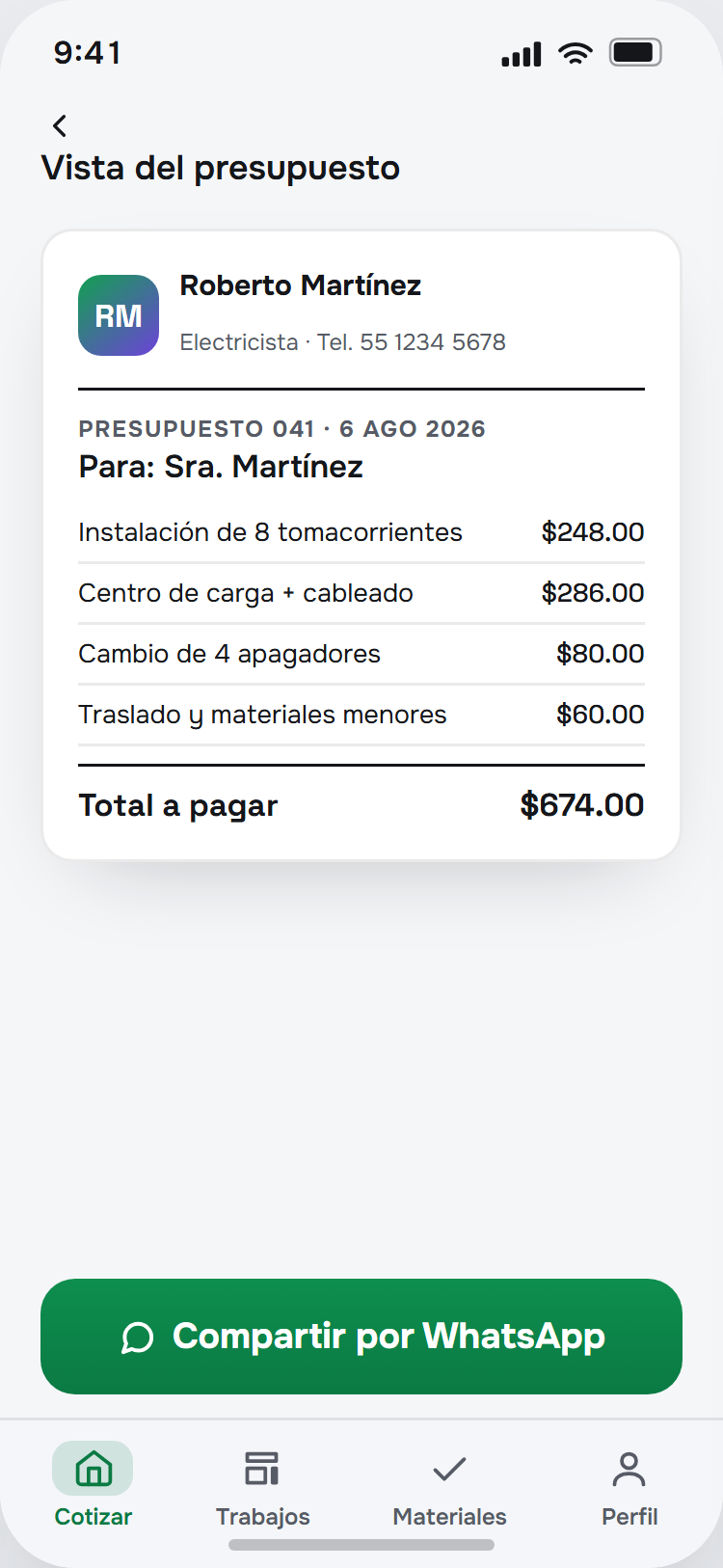 El PDF con tu logo